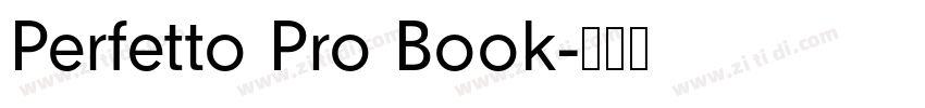 Perfetto Pro Book字体转换